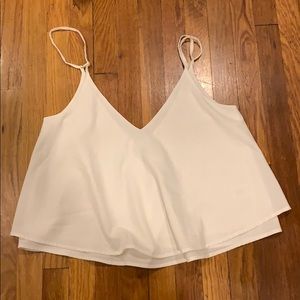 Tobi off white cropped swing tank S